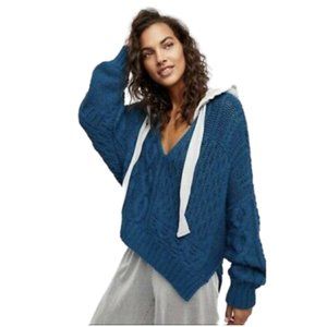 Free People Tierra Cable Knit Sweater XS